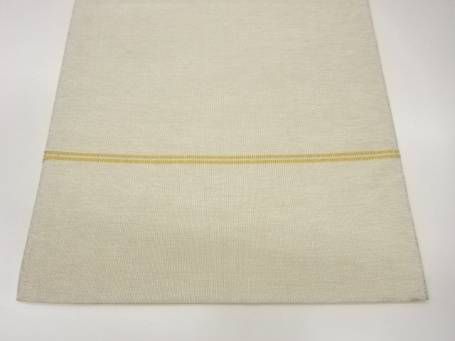  菊唐草模様織出し名古屋帯